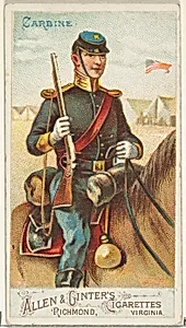 Carbine, from the Arms of All Nations series (N3) for Allen & Ginter Cigarettes Brands by Allen & Ginter