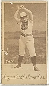 Card 2, from the Girl Baseball Players series (N48, Type 1) for Virginia Brights Cigarettes by Allen & Ginter