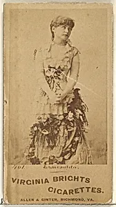 Card 401, Esmerelda, from the Actors and Actresses series (N45, Type 1) for Virginia Brights Cigarettes by Allen & Ginter