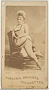 Card 443, from the Actors and Actresses series (N45, Type 1) for Virginia Brights Cigarettes by Allen & Ginter