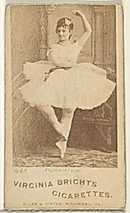 Card 466, Palladina, from the Actors and Actresses series (N45, Type 1) for Virginia Brights Cigarettes by Allen & Ginter