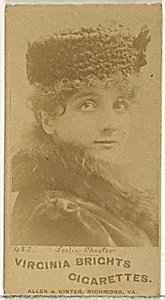 Card 482, Leslie Chester, from the Actors and Actresses series (N45, Type 1) for Virginia Brights Cigarettes by Allen & Ginter