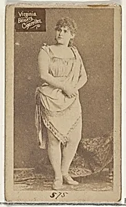 Card 575, from the Actors and Actresses series (N45, Type 2) for Virginia Brights Cigarettes by Allen & Ginter