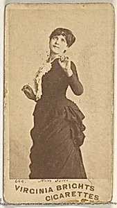 Card 660, Miss Joice, from the Actors and Actresses series (N45, Type 1) for Virginia Brights Cigarettes by Allen & Ginter