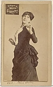 Card 660, Miss Joice, from the Actors and Actresses series (N45, Type 2) for Virginia Brights Cigarettes by Allen & Ginter