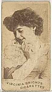 Card 667, Daisy Murdoch, from the Actors and Actresses series (N45, Type 1) for Virginia Brights Cigarettes by Allen & Ginter