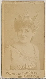 Card 673, from the Actors and Actresses series (N45, Type 5) for Virginia Brights Cigarettes by Allen & Ginter