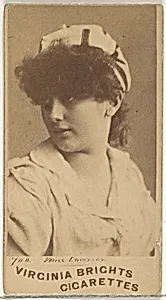 Card 700, Miss Emerson, from the Actors and Actresses series (N45, Type 1) for Virginia Brights Cigarettes by Allen & Ginter