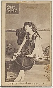 Card 735, Daisy Murdoch, from the Actors and Actresses series (N45, Type 2) for Virginia Brights Cigarettes by Allen & Ginter