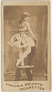 Card 759, from the Actors and Actresses series (N45, Type 5) for Virginia Brights Cigarettes by Allen & Ginter