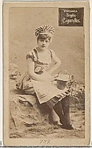 Card 759, from the Actors and Actresses series (N45, Type 2) for Virginia Brights Cigarettes by Allen & Ginter