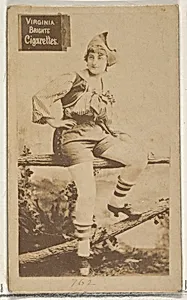 Card 762, from the Actors and Actresses series (N45, Type 2) for Virginia Brights Cigarettes by Allen & Ginter