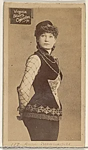Card 777, Annie Summerfield, from the Actors and Actresses series (N45, Type 2) for Virginia Brights Cigarettes by Allen & Ginter