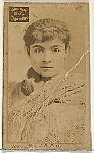 Card 903, Mrs. J.B. Potter, from the Actors and Actresses series (N45, Type 2) for Virginia Brights Cigarettes by Allen & Ginter