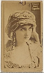 Card 915, Maude Branscombe, from the Actors and Actresses series (N45, Type 2) for Virginia Brights Cigarettes by Allen & Ginter