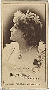 Card Number 131, Violet Cameron, from the Actors and Actresses series (N145-4) issued by Duke Sons & Co. to promote Cameo Cigarettes by W. Duke, Sons & Co.