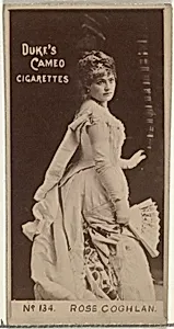 Card Number 134, Rose Coghlan, from the Actors and Actresses series (N145-4) issued by Duke Sons & Co. to promote Cameo Cigarettes by W. Duke, Sons & Co.