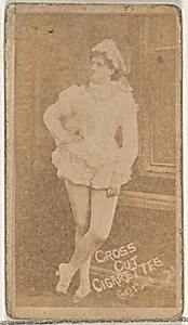 Card Number 21, Greyson, from the Actors and Actresses series (N145-1) issued by Duke Sons & Co. to promote Cross Cut Cigarettes by W. Duke, Sons & Co.