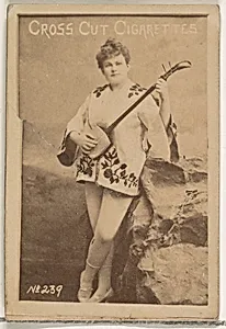 Card Number 239, from the Actors and Actresses series (N145-1) issued by Duke Sons & Co. to promote Cross Cut Cigarettes by W. Duke, Sons & Co.