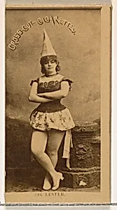 Card Number 246, Lester, from the Actors and Actresses series (N145-2) issued by Duke Sons & Co. to promote Cross Cut Cigarettes by W. Duke, Sons & Co.