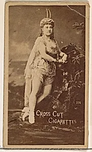 Card Number 336, from the Actors and Actresses series (N145-1) issued by Duke Sons & Co. to promote Cross Cut Cigarettes by W. Duke, Sons & Co.