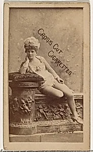 Card Number 46, McNulty, from the Actors and Actresses series (N145-1) issued by Duke Sons & Co. to promote Cross Cut Cigarettes by W. Duke, Sons & Co.