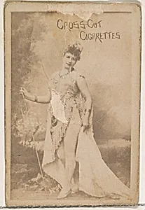 Card Number 49, from the Actors and Actresses series (N145-1) issued by Duke Sons & Co. to promote Cross Cut Cigarettes by W. Duke, Sons & Co.