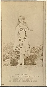 Card Number 502, Theo, from the Actors and Actresses series (N145-7) issued by Duke Sons & Co. to promote Duke Cigarettes by W. Duke, Sons & Co.