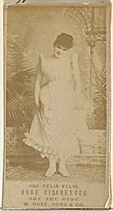 Card Number 520, Celie Ellis, from the Actors and Actresses series (N145-7) issued by Duke Sons & Co. to promote Duke Cigarettes by W. Duke, Sons & Co.
