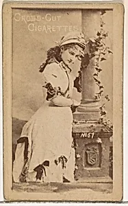 Card Number 57, from the Actors and Actresses series (N145-1) issued by Duke Sons & Co. to promote Cross Cut Cigarettes by W. Duke, Sons & Co.