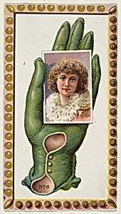 Card Number 6, cut-out from banner advertising the Opera Gloves series (G29) for Allen & Ginter Cigarettes by Allen & Ginter|American Tobacco Company