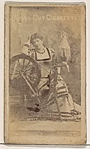 Card Number 68, Abbott, from the Actors and Actresses series (N145-1) issued by Duke Sons & Co. to promote Cross Cut Cigarettes by W. Duke, Sons & Co.