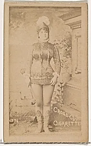 Card Number 76, from the Actors and Actresses series (N145-1) issued by Duke Sons & Co. to promote Cross Cut Cigarettes by W. Duke, Sons & Co.