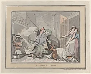 Careless Attention by J. Griggs|Thomas Rowlandson