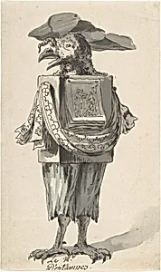 Caricature of a Printseller