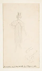 Caricature of James McNeil Whistler