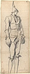 Caricature of the Painter Pierre-Charles Jombert