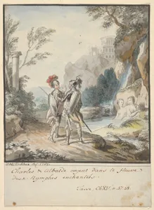 Carlo and Ubaldo Resisting the Enchantments of Armida's Nymphs (from Torquato Tasso's "Gerusalemme liberata", 15:57-58)