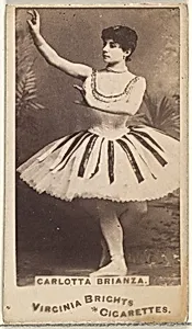 Carlotta Brianza, from the Actors and Actresses series (N45, Type 1) for Virginia Brights Cigarettes by Allen & Ginter