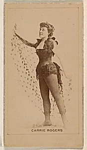 Carrie Rogers, from the Actresses series (N245) issued by Kinney Brothers to promote Sweet Caporal Cigarettes by Kinney Brothers Tobacco Company