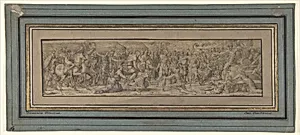 Cassandra preventing Deiphobe from killing Paris