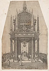 Catafalque for Rudolf II of Austria by Giovanni Maria Filippi