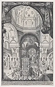 Catafalque of Leopold, Archduke of Austria by Wilhelm Frommer