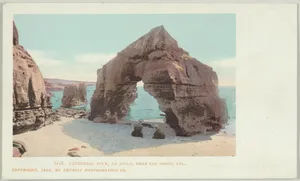 Cathedral Rock, La Jolla, Near San Diego, California, No. 6118