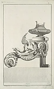 Cayer de 6 Grilles de Chenets et de Feux de Cheminées by Jean Charles Delafosse|Jacques François Chereau|Pierre G. Berthault