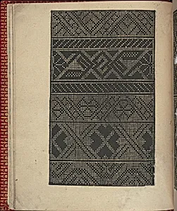 Ce est ung tractat de la noble art de leguille ascavoir ouvraiges de spaigne... page 6 (verso) by Willem Vosterman