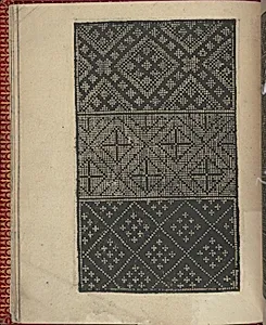 Ce est ung tractat de la noble art de leguille ascavoir ouvraiges de spaigne... page 9 (verso) by Willem Vosterman