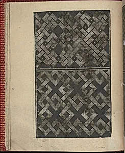 Ce est ung tractat de la noble art de leguille ascavoir ouvraiges de spaigne... page 15 (verso) by Willem Vosterman