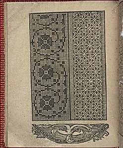 Ce est ung tractat de la noble art de leguille ascavoir ouvraiges de spaigne... page 21 (verso) by Willem Vosterman