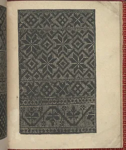 Ce est ung tractat de la noble art de leguille ascavoir ouvraiges de spaigne... page 17 (recto)